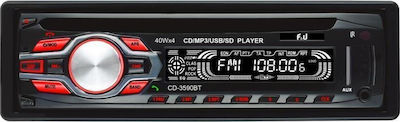 F&U Ηχοσύστημα Αυτοκινήτου Universal 1DIN (Bluetooth/USB/AUX) με Αποσπώμενη Πρόσοψη