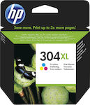 HP 304XL Μελάνι Εκτυπωτή InkJet Πολλαπλό (Color) (N9K07AE)