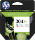 HP 304XL Μελάνι Εκτυπωτή InkJet Πολλαπλό (Color...