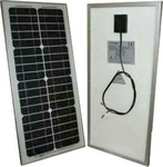 BAO-2025 Monokristallin Solarmodul 20W 12V 550x340x20mm