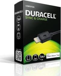 Duracell USB to Lightning Cable Black 1m (USB50...