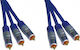 Bridge Cable Kal Electronics Cable 3x RCA male - 3x RCA male 5. Cable RCA male - RCA male 5.5m