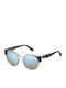 Max & Co 296/S Women's Sunglasses with Black Plastic Frame and Green Gradient Mirror Lens