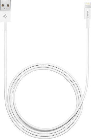 Spigen USB-A to Lightning Cable Λευκό 1m (SGP11575)