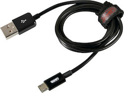 Lampa L3893.1 Reguläres Micro-USB-Kabel USB 2.0 Länge 1m Schwarz