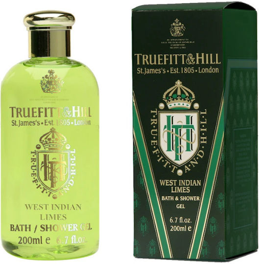 Truefitt & Hill Moisturizing Shower Gel with Citrus Fruits Scent for Men 200ml