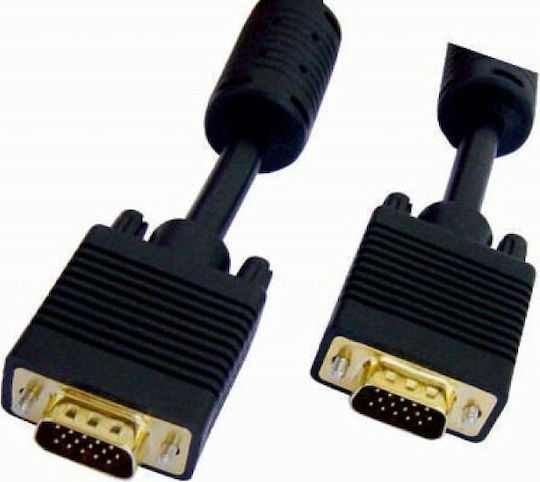 Bridge Cable Kabel VGA-Stecker - VGA-Stecker Schwarz 10m (CPD009C)