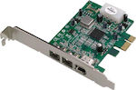 Dawicontrol PCIe Controller with 3 Firewire 800 Ports