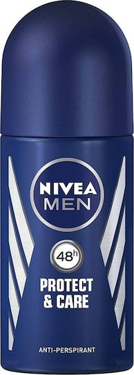 Nivea Мъже Защита И Грижа Антиспирант Дезодорант 48ч Рол-он 50мл