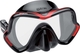 Mares Diving Mask One Division Black-Red Black -BLACK-RED