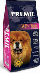 Premil Super Premium Sunrise 3kg Dry Food for Dogs with Lamb, Duck and Rice