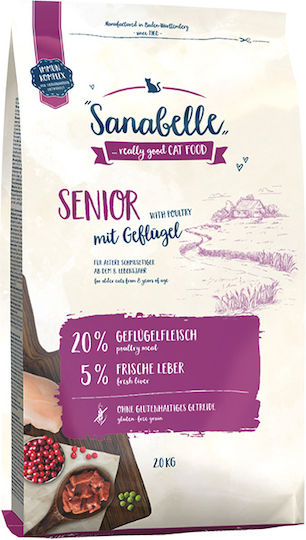 Bosch Petfood Concepts Sanabelle Senior Dry Food Grain-Free for Senior Cats with Poultry 2kg