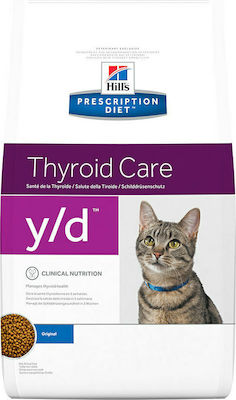 Hill's Prescription Diet Thyroid Care y/d Ξηρά Τροφή για Ενήλικες Γάτες με Κοτόπουλο 1.5kg