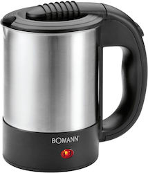 Bomann WKR 1162 CB 611621 Kettle Travel Size 500ml 1000W Gray