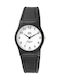Q&Q Herrenuhr 33mm Batterie mit Schwarz Kautschukarmband