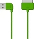 Osungo Angle (90°) USB to 30-Pin Cable Πράσινο 1m (OCA-0003-02)