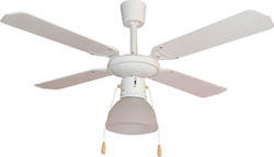IQ Ceiling Fan 106cm with Light White