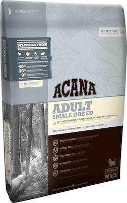 Acana Adult Small Breed 6kg Trockenfutter ohne Getreide für erwachsene Hunde kleiner Rassen mit Huhn und Gemüse