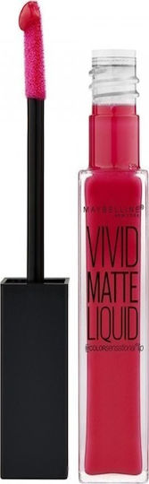 Maybelline Vivid Matte Liquid Liquid Lipstick Matte 35 Rebel Red 8ml