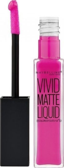 Maybelline Vivid Matte Liquid Liquid Lipstick Matte 15 Electric Pink 8ml