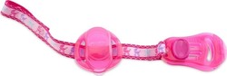 Chicco Farbband Schnuller Ribbon aus Stoff Rosa
