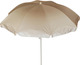 Summer Club Beach Umbrella Aluminum Double Rib Diameter 2.4m with UV Protection Beige