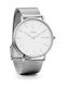 Nick Cabana Blanc Mesh 36 Watch with Silver Metal Bracelet NC006