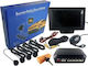 GloboStar Car Parking System with Camera / Screen / Buzzer and 4 Sensors in Black Colour 77348