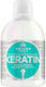 Kallos Keratin Σαμπουάν Αναδόμησης/Θρέψης & Ενυδάτωσης για Όλους τους Τύπους Μαλλιών 1000ml