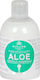 Kallos Aloe Vera Moisture Repair Shine Shampoos Reconstruction/Nourishment & Hydration for Damaged Hair 1000ml