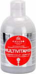 Kallos Multivitamin Energising Shampoos Wiederaufbau/Ernährung für Trockenes Haar 1x1000ml