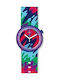 Swatch Popthusiasm Watch with Rubber Strap