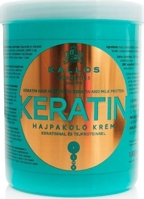 Kallos Μάσκα Μαλλιών Keratin για Επανόρθωση 1000ml