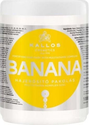 Kallos Μάσκα Μαλλιών Banana Fortifying για Ενυδάτωση 1000ml