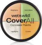 Wet n Wild Coverall Primer Concealer Color Corrector Palette 6.5gr