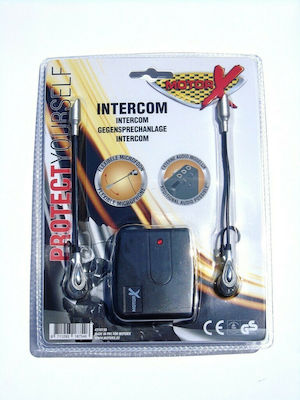 MotorX Intercom Ενδοεπικοινωνία Μονή για Κράνος Μηχανής