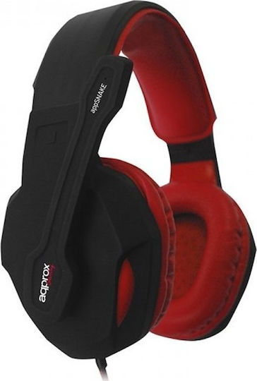 Approx APPSNAKE Über Ohr Gaming-Headset mit Verbindung 2x3,5mm Rot