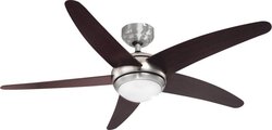 United UCF659 04.500.UF659.00 Ceiling Fan 132cm with Light and Remote Control Black