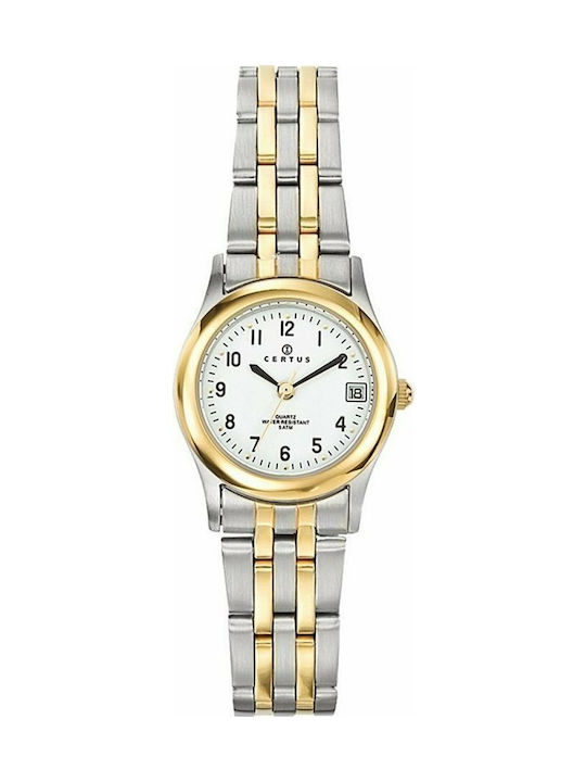 Certus Watch with Gold Metal Bracelet 642364