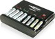 Ansmann Powerline 8 Charger 8 Batteries Ni-Cd/Ni-MH Size AA/AAA