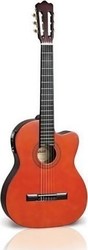 Ashton CG44-CEQ Amber Electro-Classical Guitar 4/4 Natural