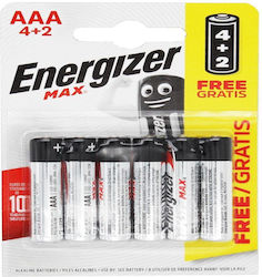 Energizer Max Baterii Alcaline AAA 1.5V 4buc