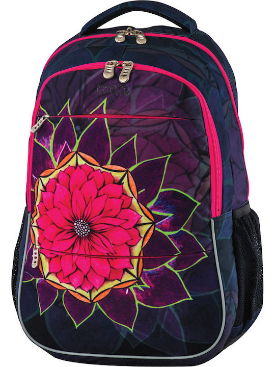 Polo Dream Junior High-High School School Backpack Multicolour L35xW14xH50cm Flower 9-01-210-19