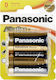 Panasonic Alkaline Power Bronze Alcaline D 1.5V 2buc