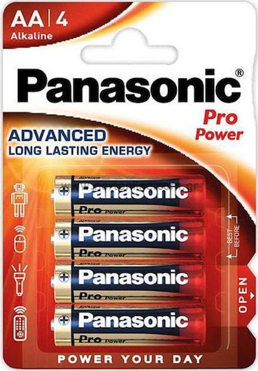Panasonic Pro Power Алкални Батерии AA 1.5V 4бр