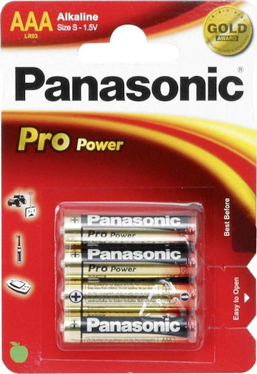 Panasonic Pro Power Алкални Батерии AAA 1.5V 4бр