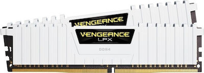 Corsair Vengeance LPX 16GB DDR4 RAM με 2 Modules (2x8GB) και Ταχύτητα 2666 για Desktop