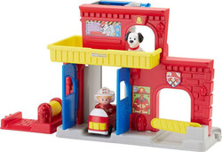 Fisher Price Baby-Spielzeug Little People Wheelies Πυροσβεστικός Σταθμός für 12++ Monate