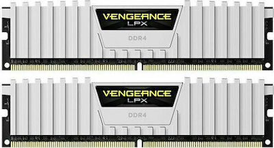 Corsair Vengeance LPX 16GB DDR4 RAM με 2 Modules (2x8GB) και Ταχύτητα 3200 για Desktop