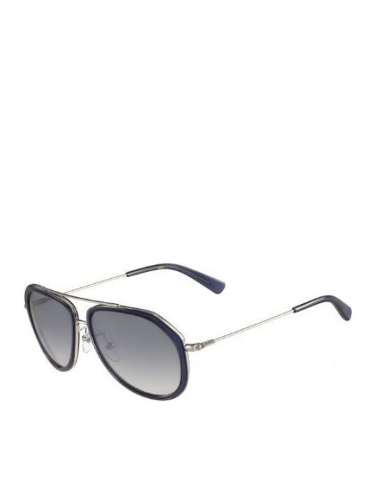 MCM MCM613S 424 Sunglasses Silver with Mixed Frame